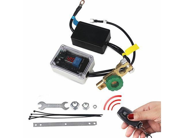 Wireless Remote Car Battery Disconnect Power Cut Off Isolator Kill