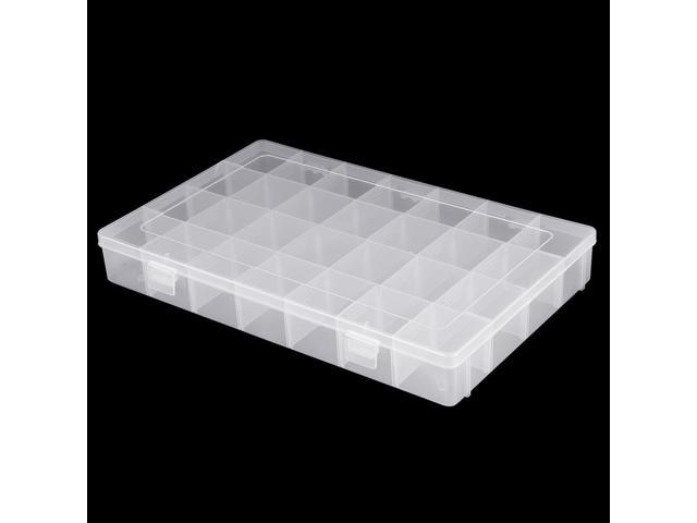 28 Grid Adjustable Electronic Components Project Storage Assortment Box  Bead Organizer Jewelry Box Plastic Storage Case