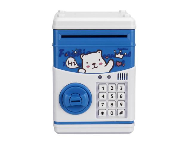 Portable Money Box 6 Fächer Coin Cash Mini Safe für Home School Office mit 