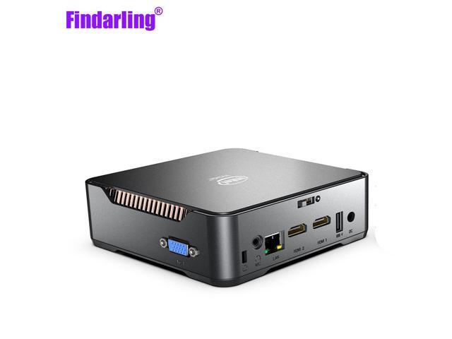 Quad Core Windows 10 Mini PC Intel Celeron J3455 Apollo Lake 4GB 64GB 2.4/5G WiFi Bluetooth 4.0 2*HD-MI 1*VGA Support HDD... 