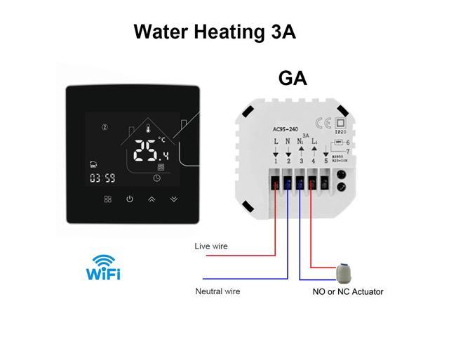 X5H Tuya Electric Floor Heating Room Thermostat Water Gas Boiler Smart WiFi  / Z?gbee Indoor Thermoregulator Works With Google Smart Life 