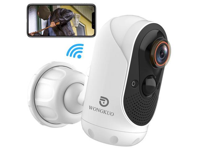 1080P HD Hot Link Remote Surveillance Camera Recorder Support PC/iOS/Android Black with Night Vision and Motion Activated Indoor Use Security Cameras Surveillance Cam for Home Security