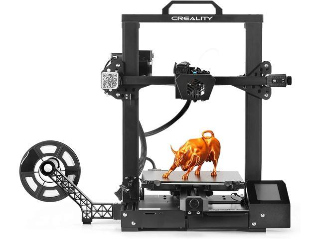 Creality 3D Printer CR 6 SE Leveling-Free, Silent Motherboard, Meanwell Power Supply, Tempered Glass Plate and Dual Z-axis 235 x 235 x 250 mm for Hobbyists Designers and Home Users