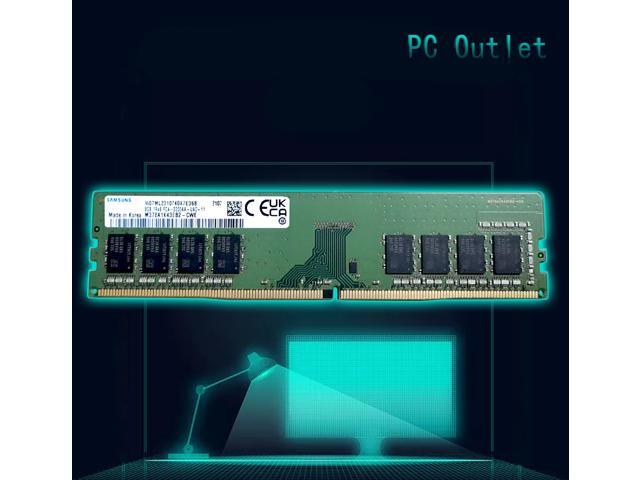 Samsung M378A1K43EB2 CWE 8GB 1RX8 DDR4 UDIMM PC4 25600 3200MHz 288 Pin 