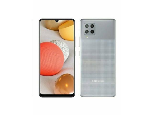 Samsung Galaxy A42 5G (SM-A426B/DS) 6.6" Super AMOLED Display, 128GB + 6GB RAM, 48MP Quad Camera, 5000mAh Battery, Factory Unlocked, International Version - Prism Dot Gray