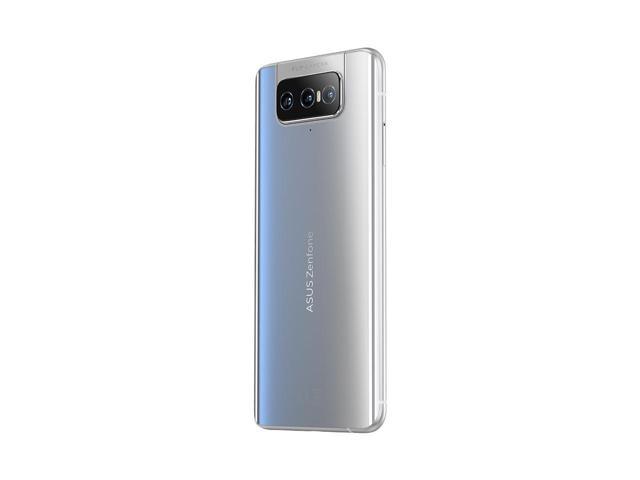 ASUS ZenFone 8 Flip (ZS672KS) 8/256 (GSM ONLY NO CDMA) Unlocked | 8GB /  256GB | Glacier Silver