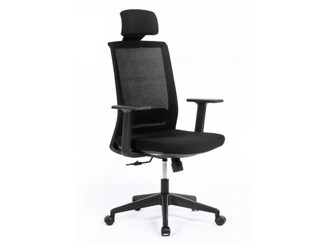 Kasorix Ergonomic Mesh Office Chair,Computer Desk Chair With Adjustable Lumbar Support And Headrest,High Back Task Chair With Tilt Function, Mesh Back And Seat(606A)