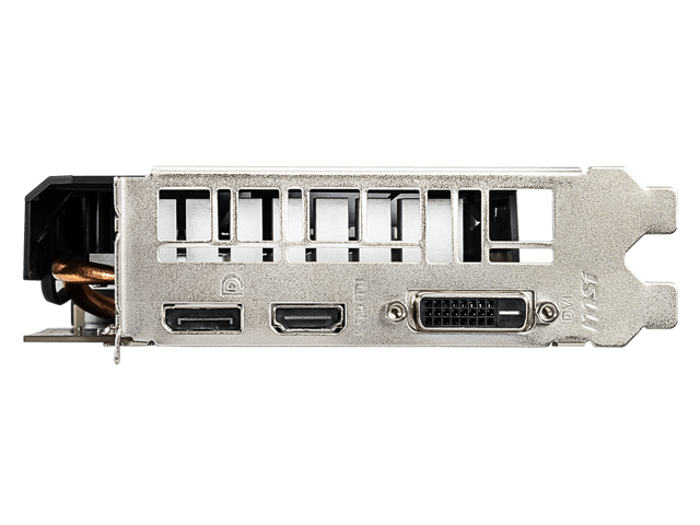 MSI GeForce GTX 1660 SUPER DirectX 12 GTX 1660 SUPER AERO ITX OC 6GB  192-Bit GDDR6 PCI Express 3.0 x16 HDCP Ready ITX Video Card