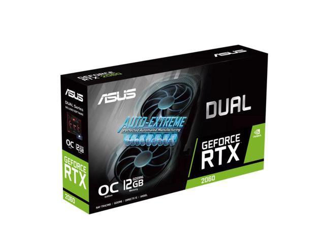 ASUS Dual GeForce RTX 2060 EVO OC Edition 12GB GDDR6 features two