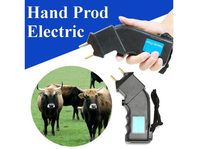 Electric Hand Cattle Prod Dairy Dogs Pigs Sheep Battery Power Prodder Animals