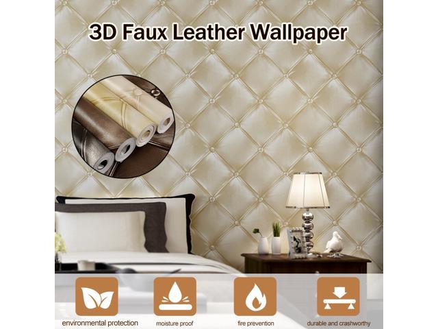 Faux Leather Soft Bag 3d Wallpaper Pvc, Faux Leather Wallpaper