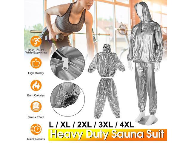 L-4XL PVC Sweat Sauna Gym Suit Fitness Loss Weight Exercise Training Tracksuit L-4XL PVC Sweat Sauna Gym Suit Fitness Loss Weight Exercise Training Tracksuit