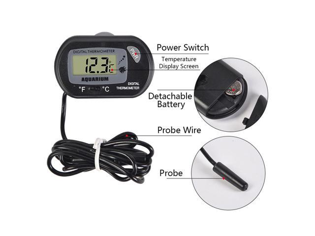 Wired digital thermometer with removable probe 