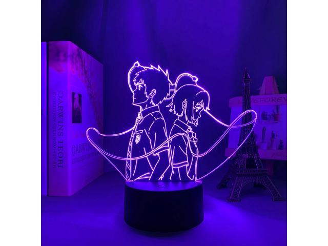 Anime Your Name Figure LED Bedroom Bedside Table Lamp 3D Decor Night Light Gift 