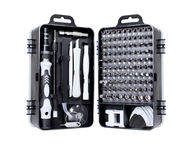 115PCS Precision Screwdriver Set 115 in 1 Electronic Repair Tool Kit for iphone,Computer,Watch,and More(Black)