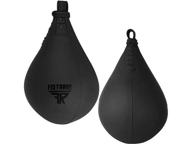 FISTRAGE Double End Leather Training Dodge MMA Boxing Floor to Ceiling Punch bag 
