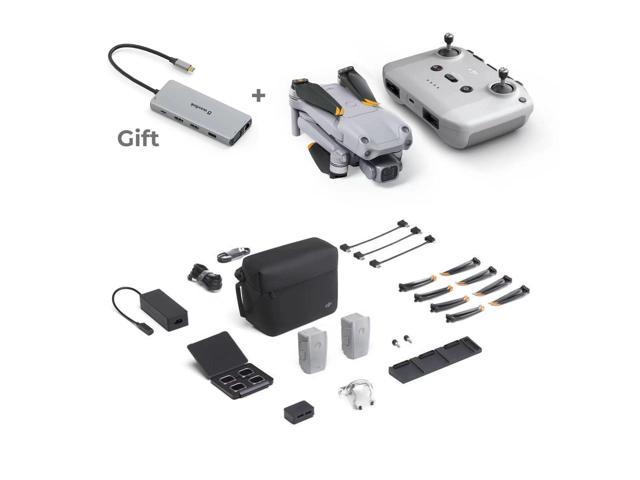 DJI Air 2S Fly More Combo with Wavlink Docking Station - DJI Drone Quadcopter and Wavlink USB C 12-in-1 Hub/ Docking Station