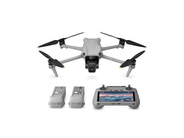 DJI Air 3 Fly More Combo(DJI RC 2) 1/1.3CMOS Medium Tele&Wide-Angle Dual Cameras,Intelligent Flight Mode,Lightweight Design,Omnidirectional Obstacle Sensing,Dual-Camera 4K/60fps HDR Videos&48MP Photos