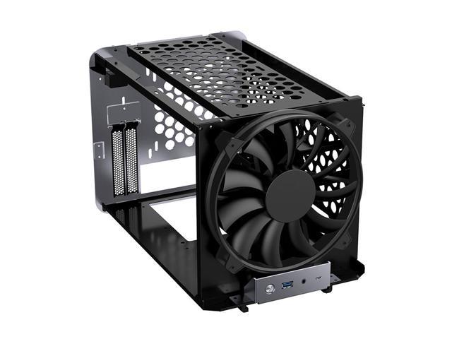 Pjece Hound shabby JONSBO V8 Compact Mini Aluminum ITX Case, Support 240 Liquid Cooler/330mm  Graphics Card/2x3.5”HDD&1X2.5”SSD/ITX/DTX /SFX-L Power Supply, Pull-out  Structure, 1x 20cm Fan/USB3.0, Type-C/ HD Auido, Gray Computer Cases -  Newegg.com