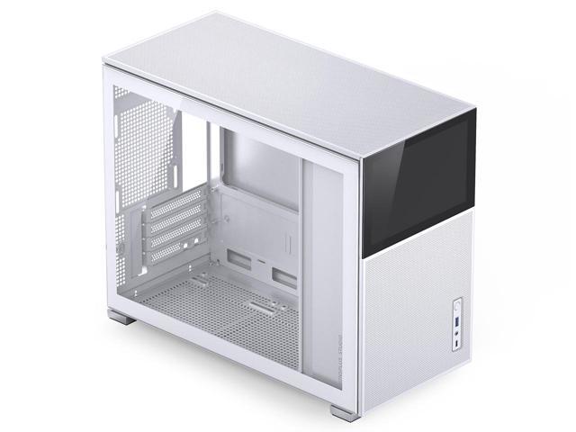 JONSBO D31 MESH SC WHITE Micro ATX Computer Case with Sub HD-LCD ...