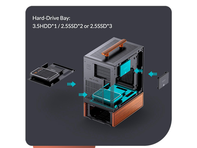Multifunctional Computer Cases Questions & Answers: JONSBO T7 Black Micro ATX PC Case, Aluminum ...