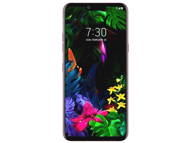 LG G8 ThinQ T-Mobile Unlocked | Durable AMOLED Smartphone (GSM Only) 6.1" Quad HD+ Touchscreen Display | 128GB 6GB RAM | 12MP + 16MP Camera | Hands-Free - Carmine Red