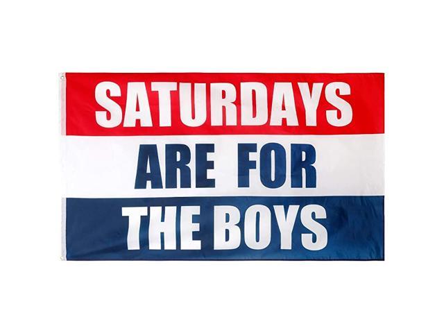 3x5 Saturdays Are For The Boys Girls Flag Male Fraternity Flags Polyester 