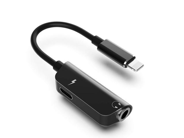 Headphones Adapter for iPhone 8 Dongle Jack Splitter Charger Aux Cable Support Charging & Listen Music Compatible with iPhone 7/7P/8/8P/X/XR/Xs 2 in 1 Headset Adaptor for All IOS Systems Silver Black Headphones Adapter for iPhone 8 Dongle Jack Splitter Charger Aux Cable Support Charging & Listen Music Compatible with iPhone 7/7P/8/8P/X/XR/Xs 2 in 1 Headset Adaptor for All IOS Systems Silver Black