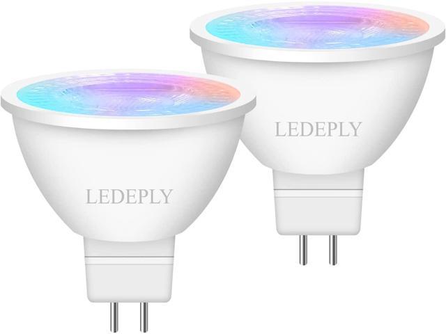 Plenaire sessie levering gebruik Zigbee MR16 Smart Bulbs, Compatible with Hue*, Alexa, Google & ConBee (Hub  Required), 5W, GU5.3 LED WiFi Bulb, 5W(50W), Dimmable LED AC/DC 12V, Color  Changing &Tunable White, 2 Pack LEDEPLY - Newegg.com