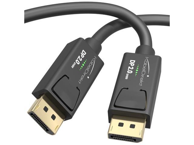 Displayport Cable 2.1 VESA Certified DP Cable Support [16K@60Hz 10K@60Hz  8K@120Hz 4K@240Hz 2K@480Hz] 80Gbps & FreeSync G-Sync HDR for Gaming  Monitors Graphics Card. 6.6FT 