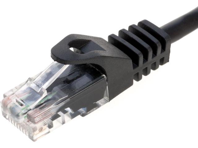  CAT8 Ethernet Cable – 1ft – Internet, Patch & Network Cable  with Break-Proof Design & Lightning-Fast bit Rates of 40Gbps (CAT8.1, Ideal  for Gaming/PS5/Xbox/Switch, RJ45 Plug, Black) – by CableDirect 