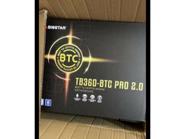 Biostar TB360-BTC PRO 2.0 version 6.x -12 X Pci-E 3.0 Usb 3.1 