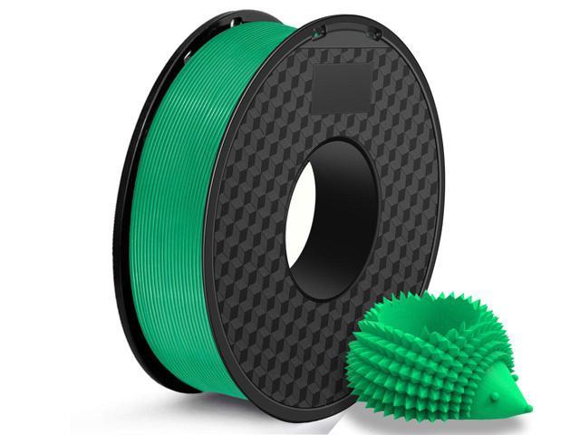 PLA 3D Printer Filament,PLA Filament 1.75mm,1kg Spool (2.2lbs), Dimensional Accuracy +/- 0.03 mm,(PLA+)3D Printing Materials Fit Most FDM Printer Green