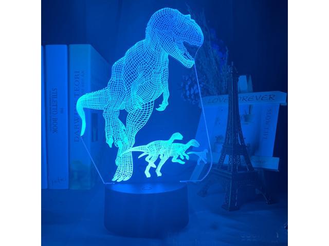 Weastlinks Jurassic World Dinosaure 3d Led Lamp For Bedroom Night   AYT9S2307307TMuc 