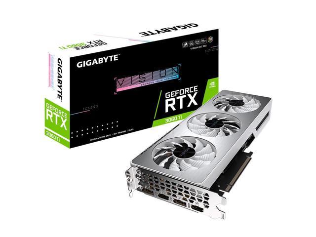 GIGABYTE GeForce RTX 3060 Ti VISION OC 8G Graphics Card, WINDFORCE