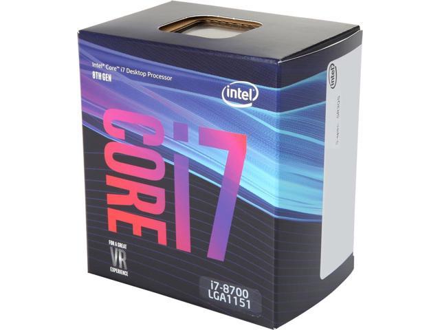 Intel Core i7-8700 Coffee Lake Desktop Processor i7 8th Gen, 6