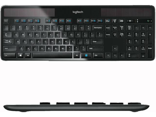 Logitech - K750 Wireless Scissor Keyboard - Black - Newegg.com