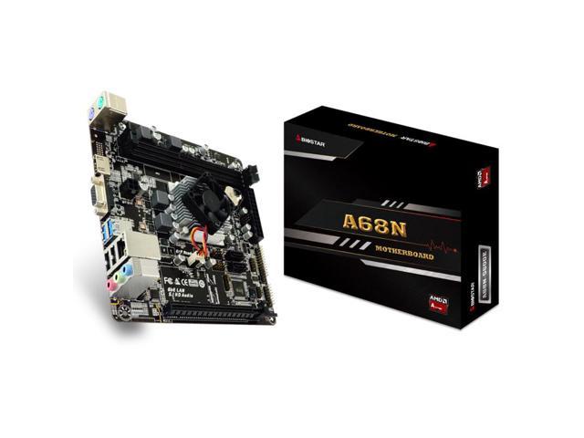 BIOSTAR Biostar A68N-5600E AMD PRO A4-3350B  USB 3.0 HDMI   PCIe 2.0 DDR3 1600 MINI-ITX AMD Motherboard