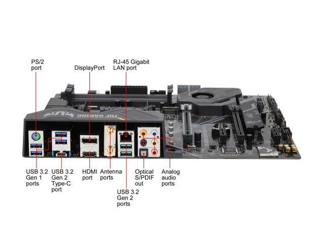 ASUS AM4 TUF Gaming X570-Plus (Wi-Fi) ATX Motherboard and AMD