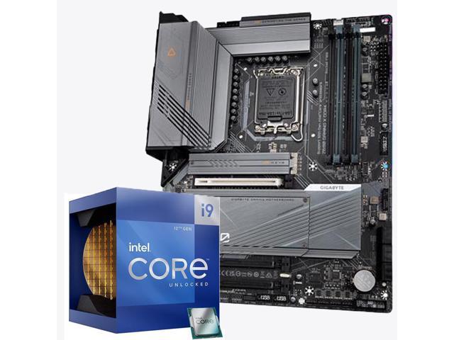 Intel Core i9-12900K - Core i9 12th Gen Alder Lake 16-Core (8P+8E) 3.2 GHz  LGA 1700 125W Desktop Processor and GIGABYTE Z690 GAMING X DDR4 LGA 1700 