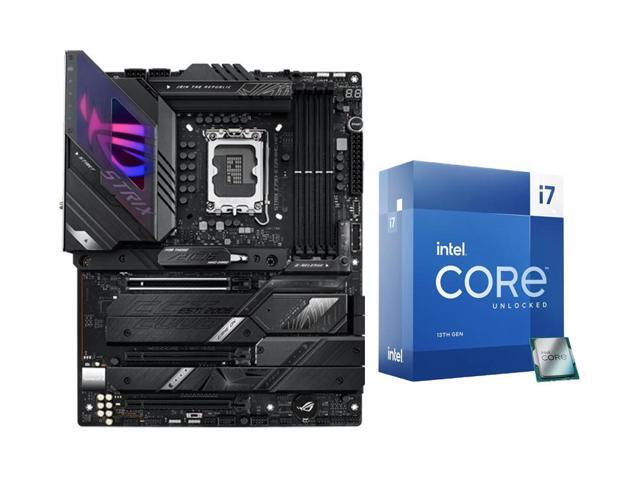 Intel Core i7-13700K - Core i7 13th Gen Raptor Lake 16-Core (8P+8E) LGA  1700 125W Intel UHD Graphics 770 Desktop Processor and ASUS ROG Strix  Z790-E