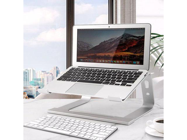 Laptop Stand, Computer Stand for Laptop, Aluminium Laptop Riser, Ergonomic Laptop Holder Compatible with MacBook Air Pro, Dell XPS, More 10-17 Inch Laptops Work from Home