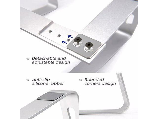 Laptop Stand, Computer Stand for Laptop, Aluminium Laptop Riser, Ergonomic Laptop Holder Compatible with MacBook Air Pro, Dell XPS, More 10-17 Inch Laptops Work from Home