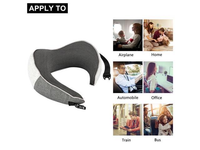 Arc Neck Pillow Buckle Gray