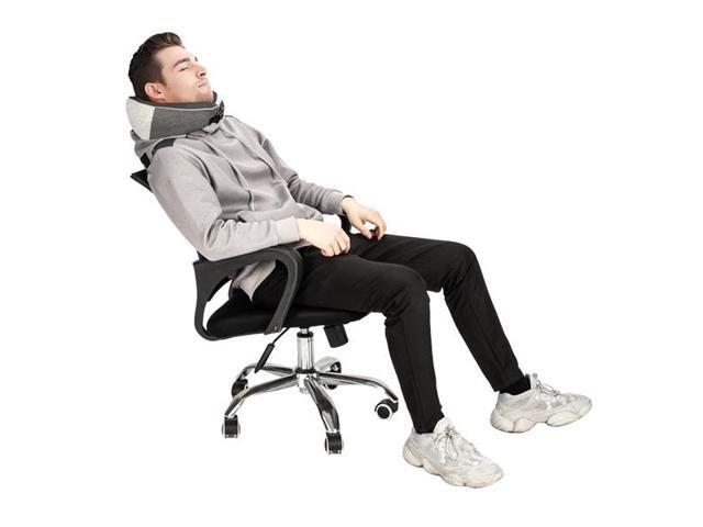 Arc Neck Pillow Buckle Gray