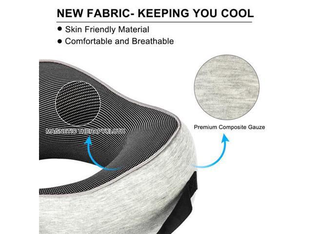 Arc Neck Pillow Buckle Gray