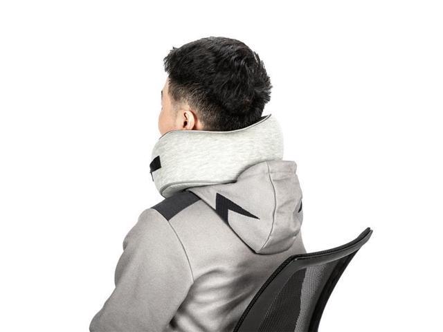 Arc Neck Pillow Buckle Gray