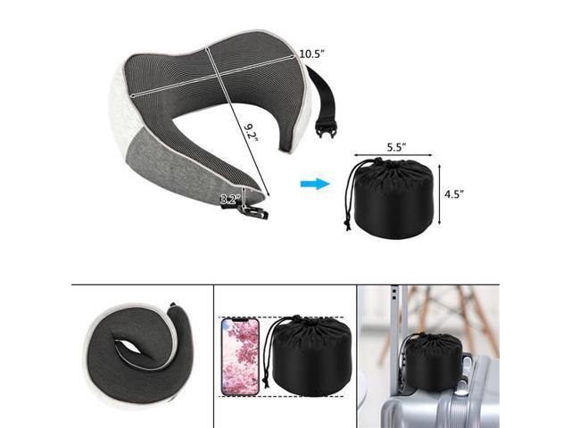 Arc Neck Pillow Buckle Gray