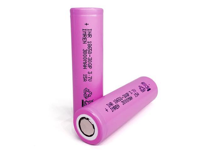 2PCS Rechargeable Battery 3.7V Li-ion Batteries Cells+2PCS Zoom Flashlight Touch 