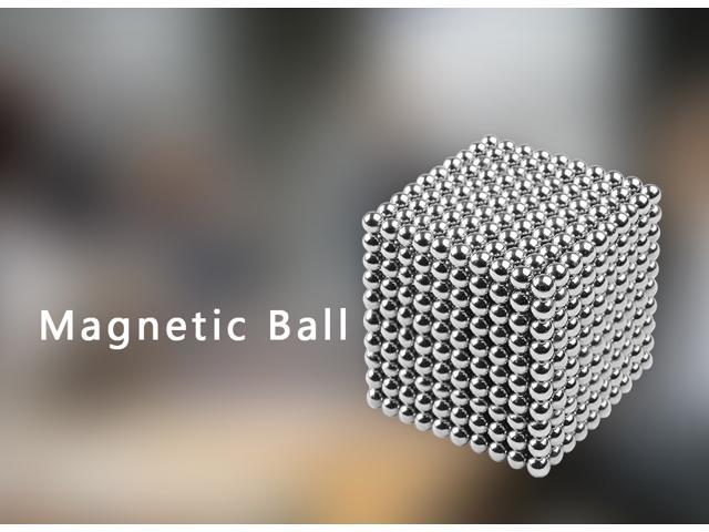 Silver Magnet Balls Toy 1000 Pcs 5mm Magnetic Balls Cube Fidget Gadget Toys Toys Magnetic Beads Stress Relief Toys For Adults Newegg Com